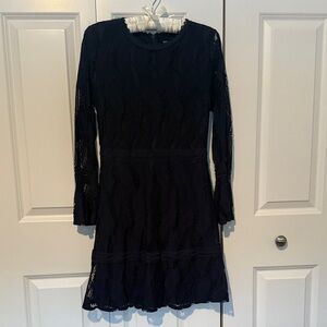 Cocktail Dress- Navy Lace, size 6